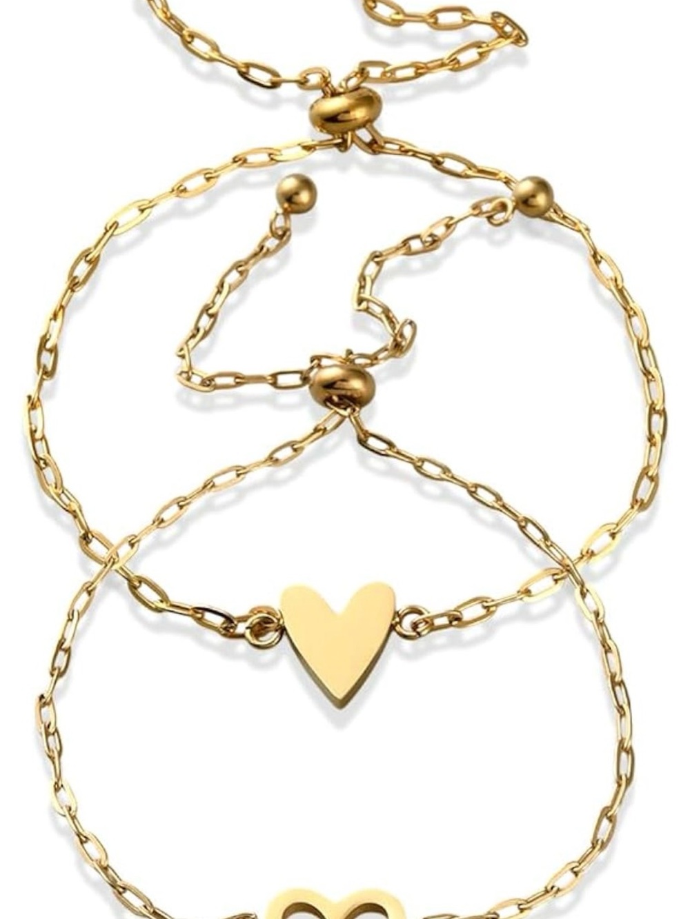 Stainless Steel Slider Bracelet - Timeless Women's Gold Bracelet
